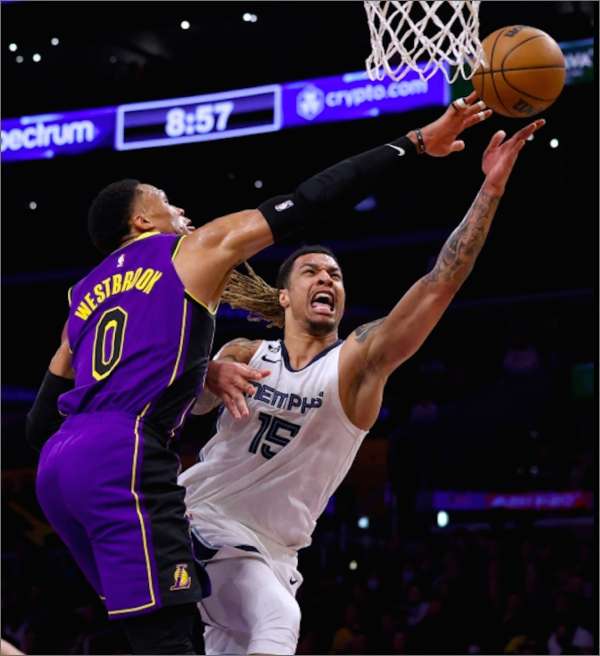 NBA: Lakers surpreende e acaba com série de 11 vitórias dos Memphis Grizzlies