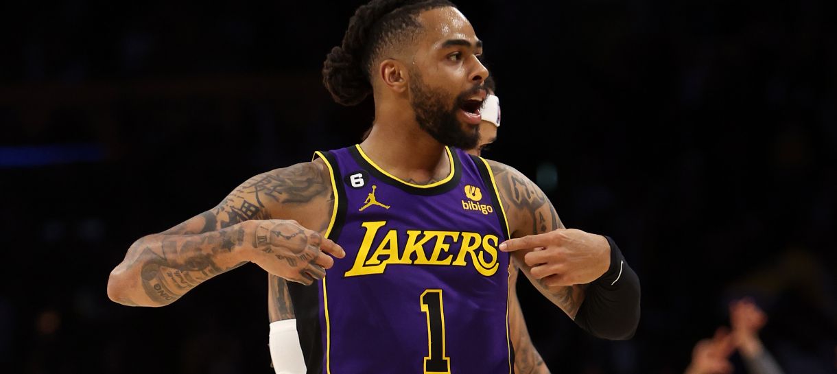 NBA: D’Angelo Russell dá show em grande vitória do Lakers contra o Raptors