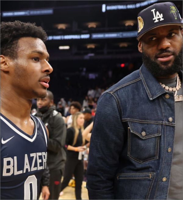 NBA: LeBron James gera polêmica em relação ao seu filho Bronny