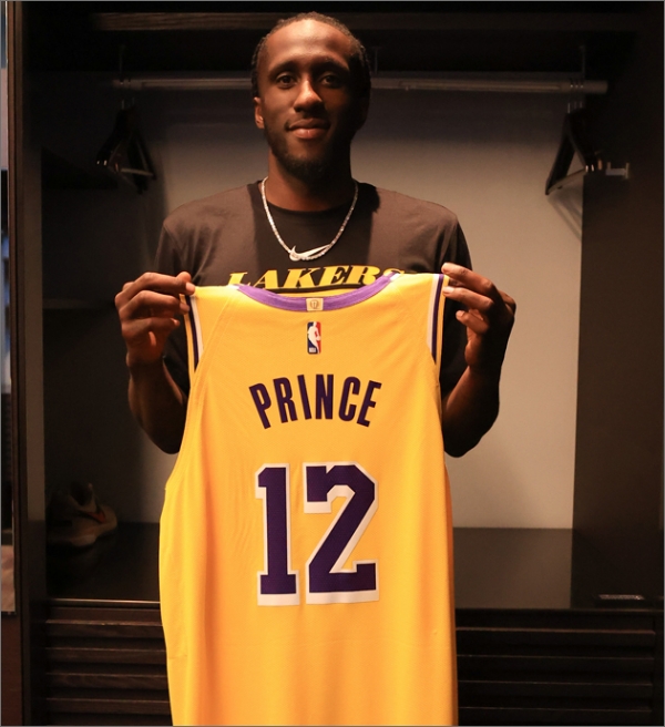 NBA: Taurean Prince crava meta ousada para sua primeira temporada com o Lakers
