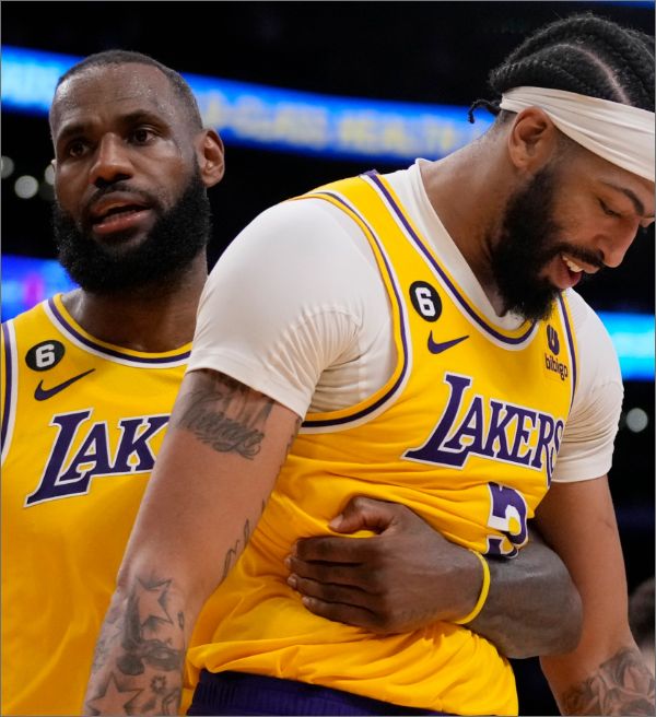 NBA: Lakers atualiza status de saúde de LeBron James e Anthony Davis