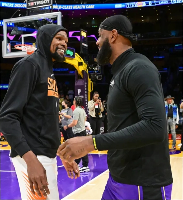NBA: Lakers vai receber Kevin Durant e o Phoenix Suns em sua estreia em Los Angeles