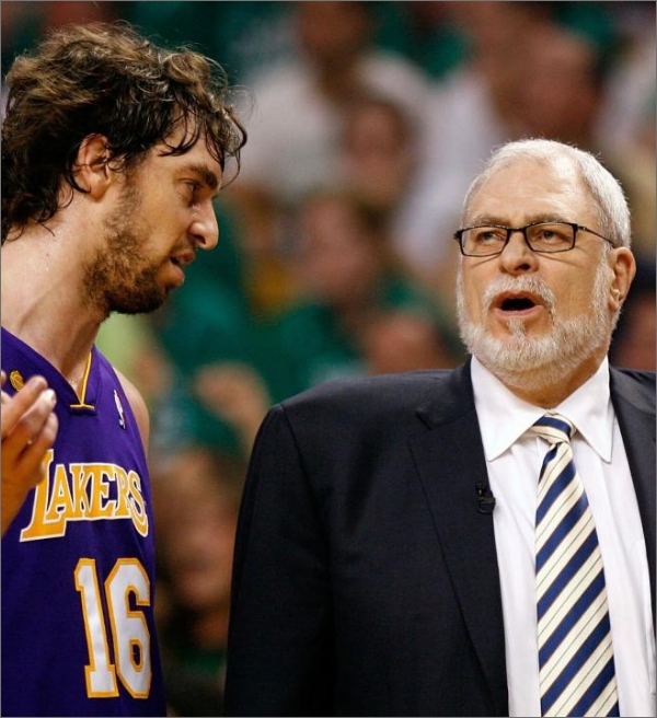 NBA: Phil Jackson não sabia se Pau Gasol era o nome certo para o Lakers