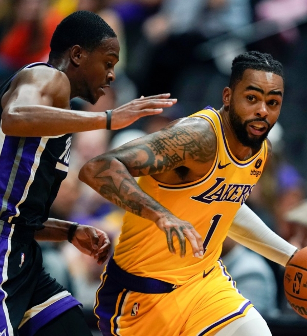 NBA: Lakers vence Kings com grande atuação de D’Angelo Russell