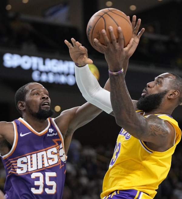 Lakers perde para Suns na despedida da pré-temporada da NBA