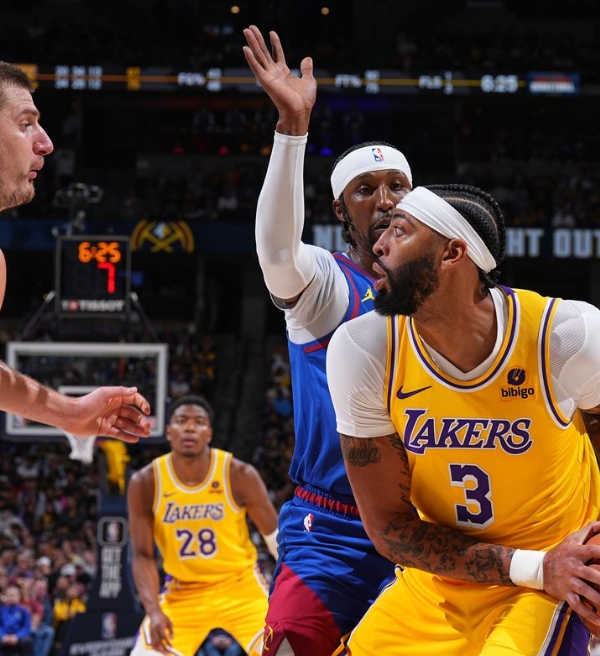 NBA: O que aconteceu com Anthony Davis no segundo tempo de Lakers e Nuggets?