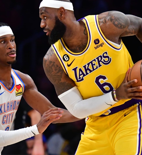 Lakers x Thunder: onde assistir o jogo da NBA hoje ao vivo