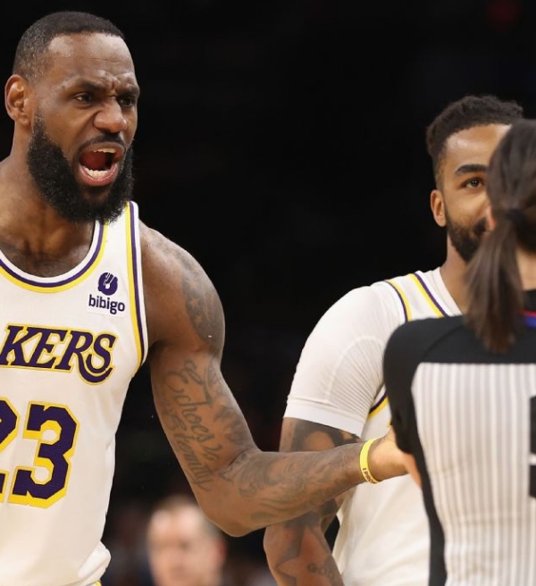 NBA: Lakers reclama de arbitragem após derrota para o Suns