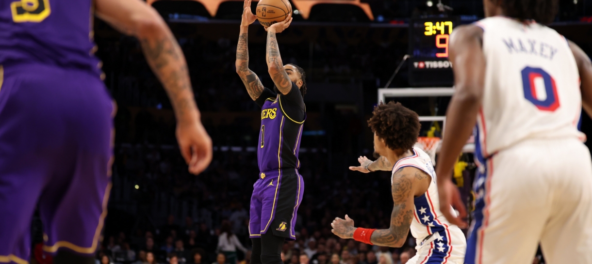 NBA: D’Angelo Russell bate recorde histórico no Lakers