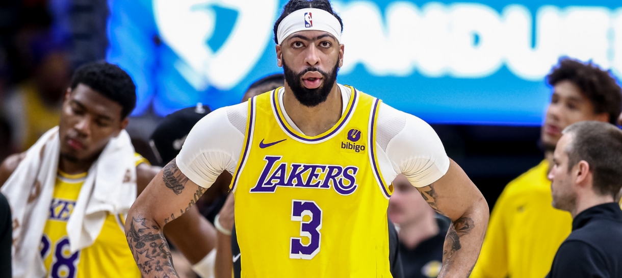 NBA: Anthony Davis revela dores antes de série entre Lakers e Nuggets