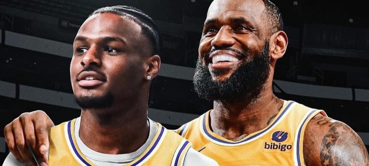 Lakers seleciona Bronny James, filho de LeBron, na 2ª rodada do Draft da NBA