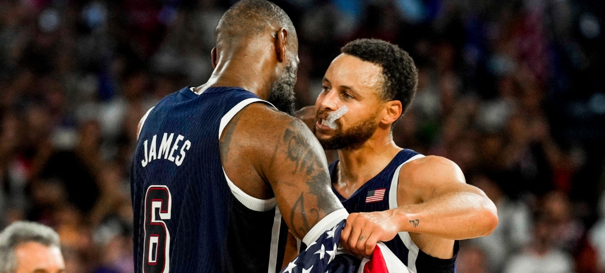 LeBron James e Stephen Curry reacendem o sonho de jogar juntos