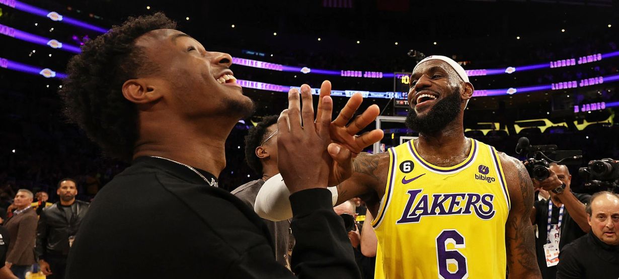 LeBron James vai jogar ao mesmo tempo que Bronny James no Lakers?