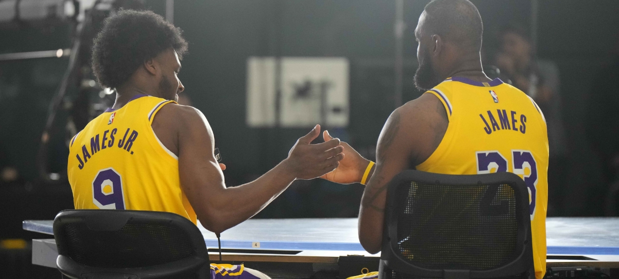 O comentário emocionante de LeBron James sobre jogar com o filho no Lakers