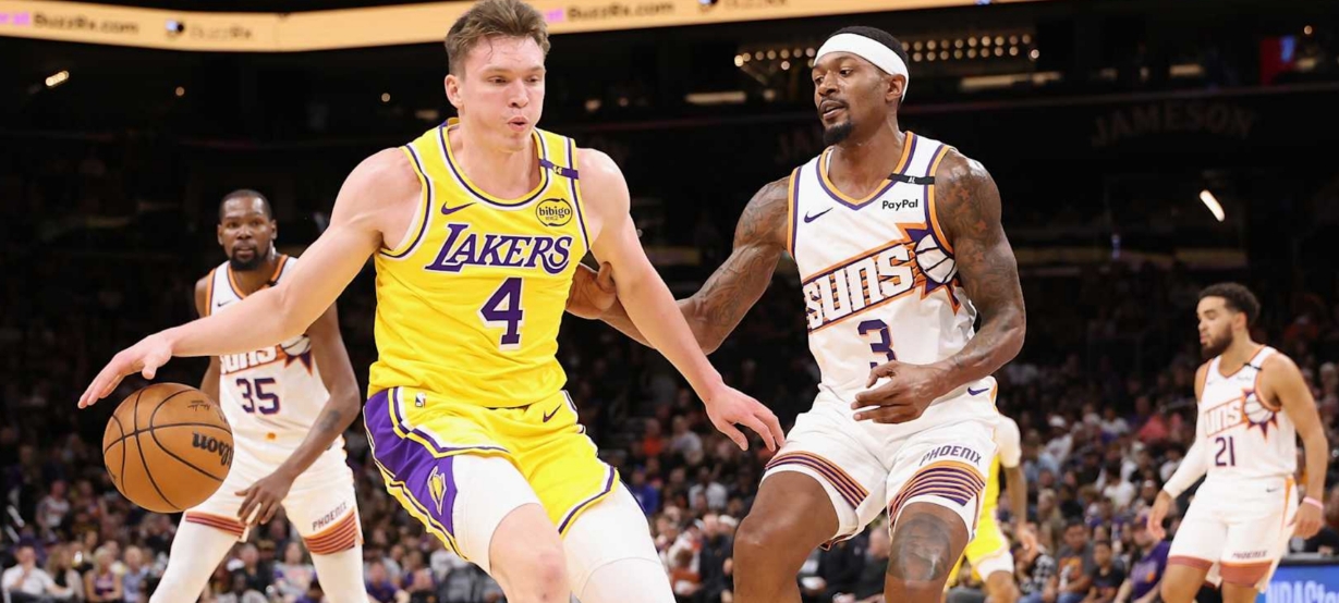Lakers vence Suns na prorrogação com atuação absurda de Dalton Knecht