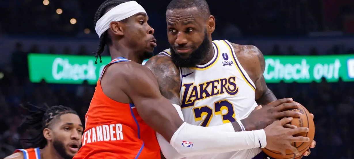 Lakers x Thunder: jogo de vida ou morte pela Copa da NBA. Saiba como assistir ao vivo
