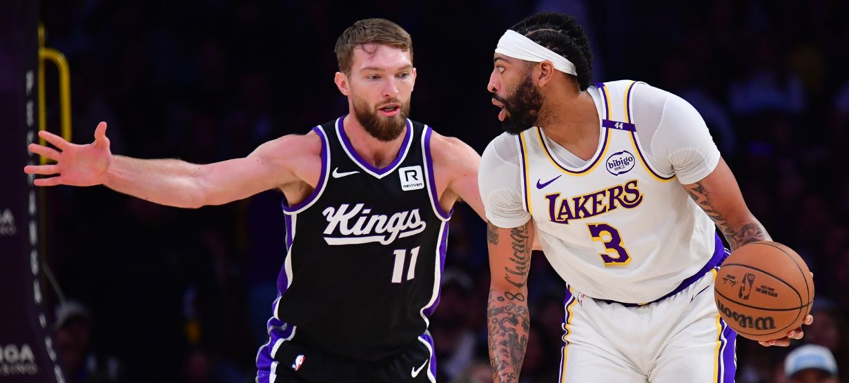 Anthony Davis domina Sabonis em mais uma vitória do Lakers sobre o Kings