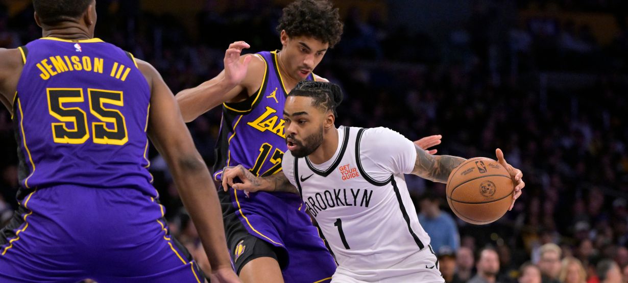 Lakers derrota o Nets após erro fatal de D’Angelo Russell