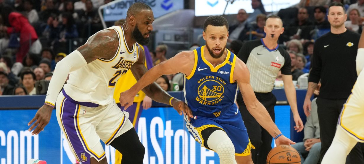 Lakers x Warriors ao vivo: Onde assistir o embate entre LeBron e Curry na NBA