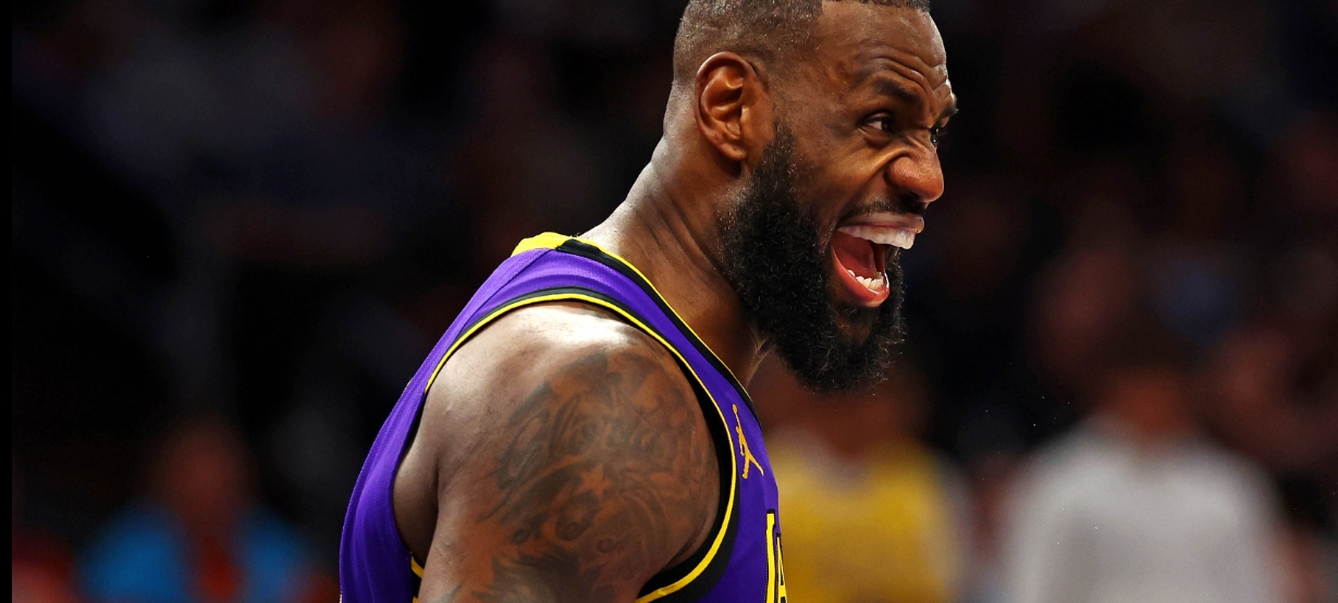 LeBron James reage assustado com os próximos jogos do Lakers