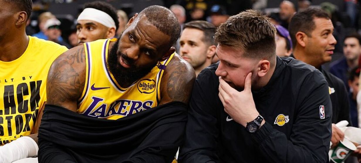 LeBron James revela expectativa para o Lakers com Luka Doncic