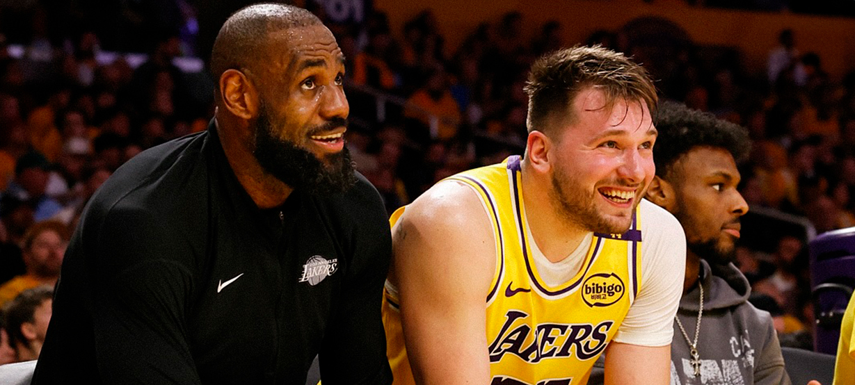 Doncic revela o momento mais arrepiante com LeBron até agora no Lakers