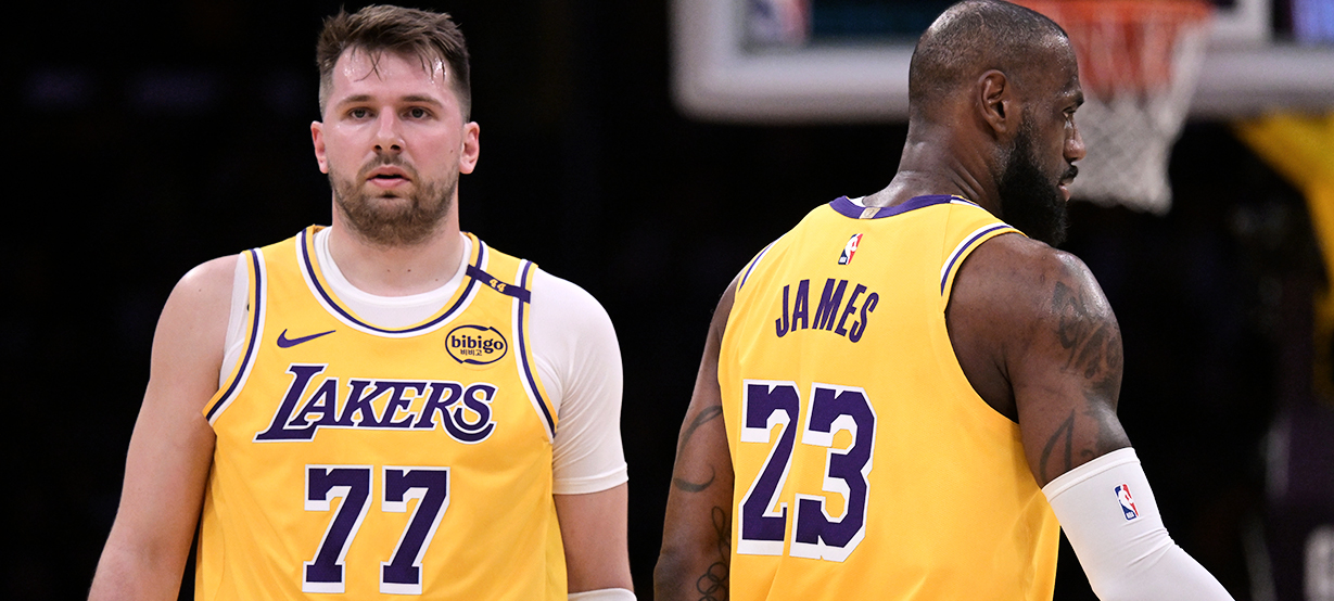 Lakers não tem boas notícias sobre LeBron James e Luka Doncic
