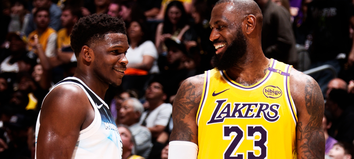 Anthony Edwards x LeBron James: astro do Wolves fala da expectativa de pegar o Lakers
