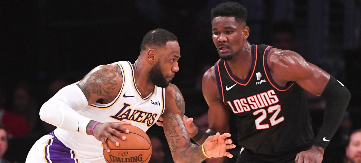 LeBron James não deu boas-vindas a Deandre Ayton no Lakers