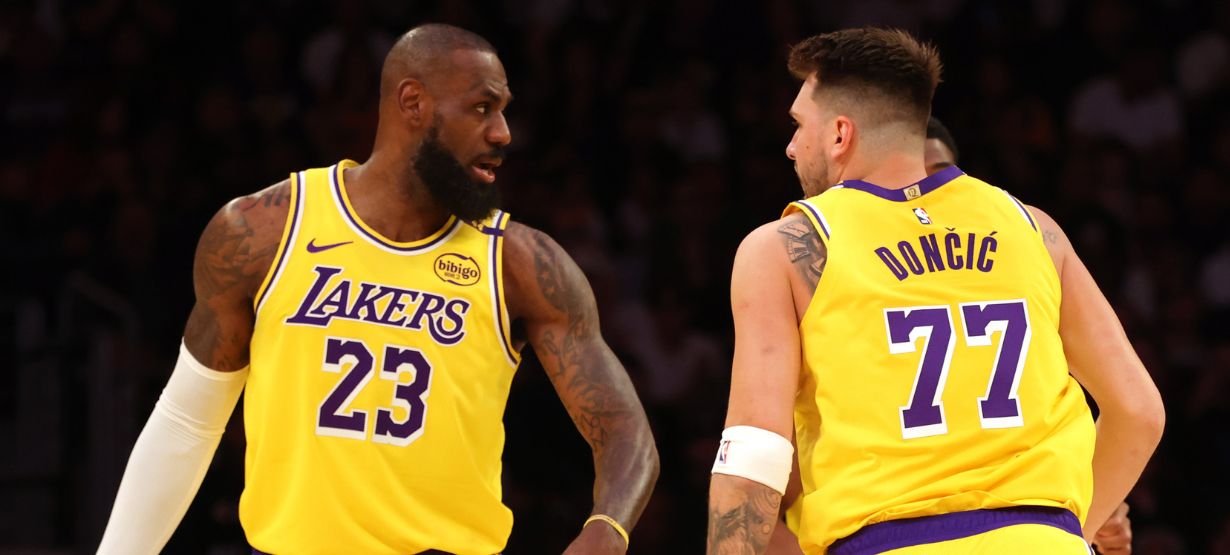 Plano do Lakers a curto prazo envolve Luka Doncic e LeBron James