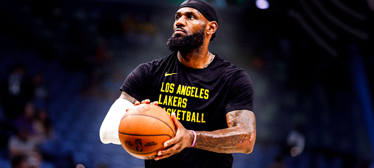 LeBron James revela superstição curiosa antes dos jogos do Lakers