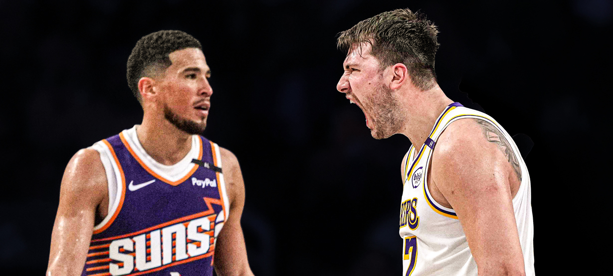 Lakers x Suns: Luka Doncic estreia hoje contra desafeto pessoal