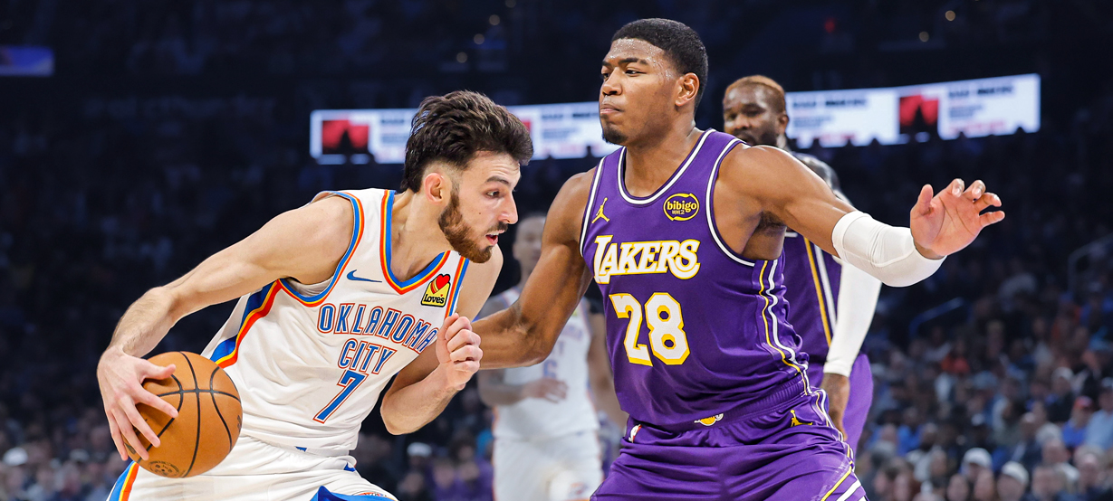 Lakers é atropelado pelo Thunder e expõe seu maior problema da temporada