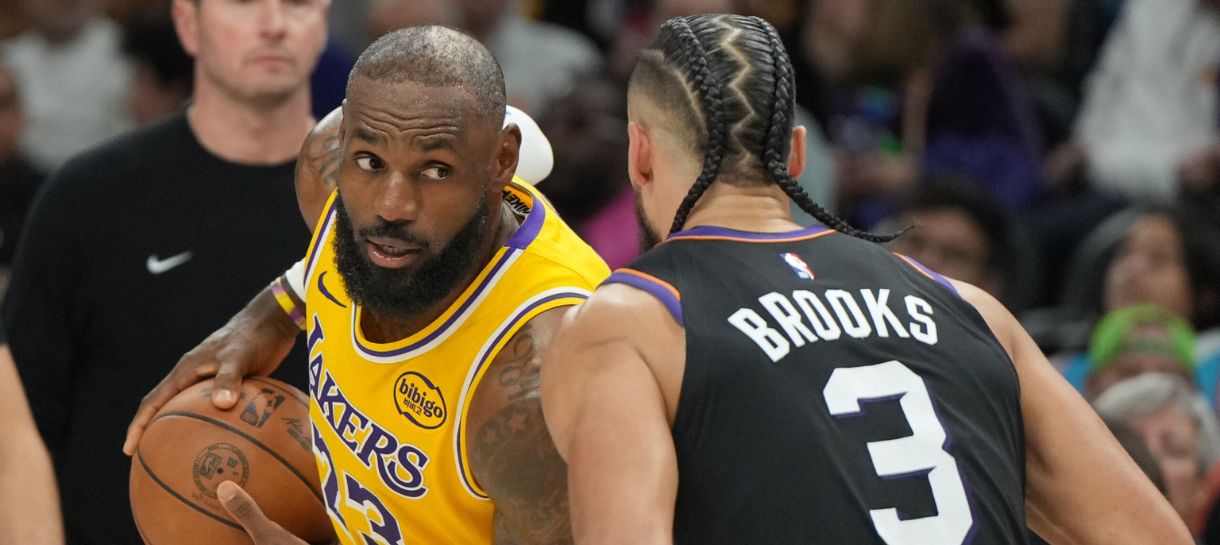 Sem Luka Doncic, Lakers é atropelado fora de casa pelos Suns