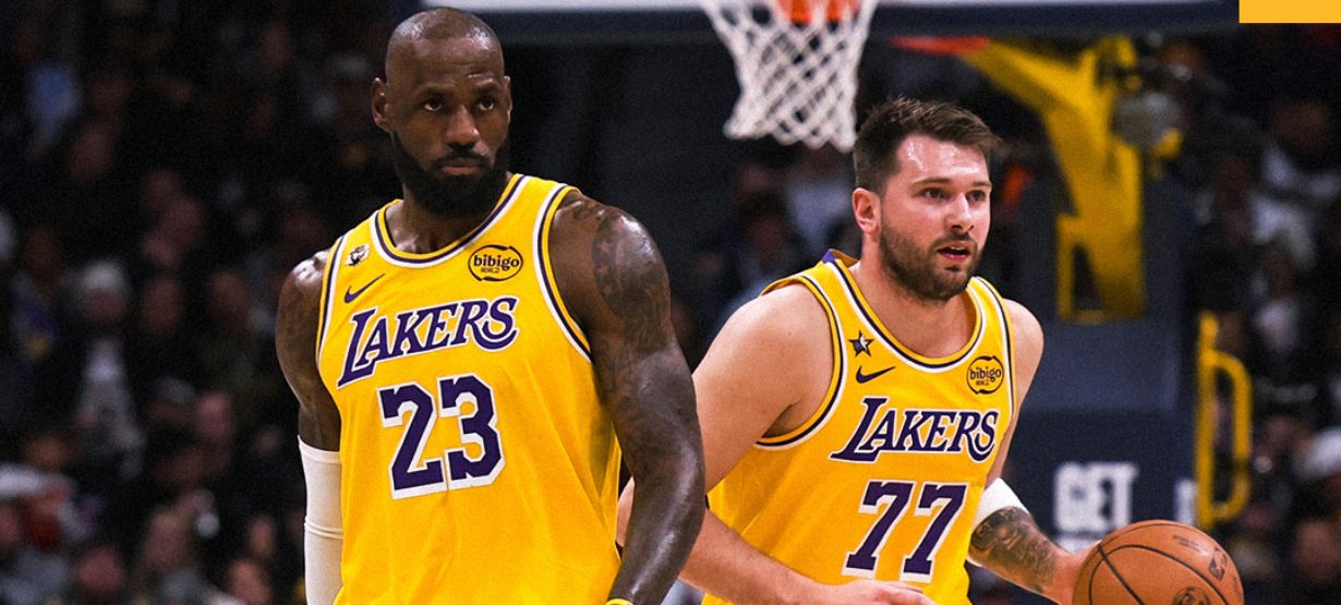 Os uniformes exclusivos de Luka Doncic e LeBron James na NBA