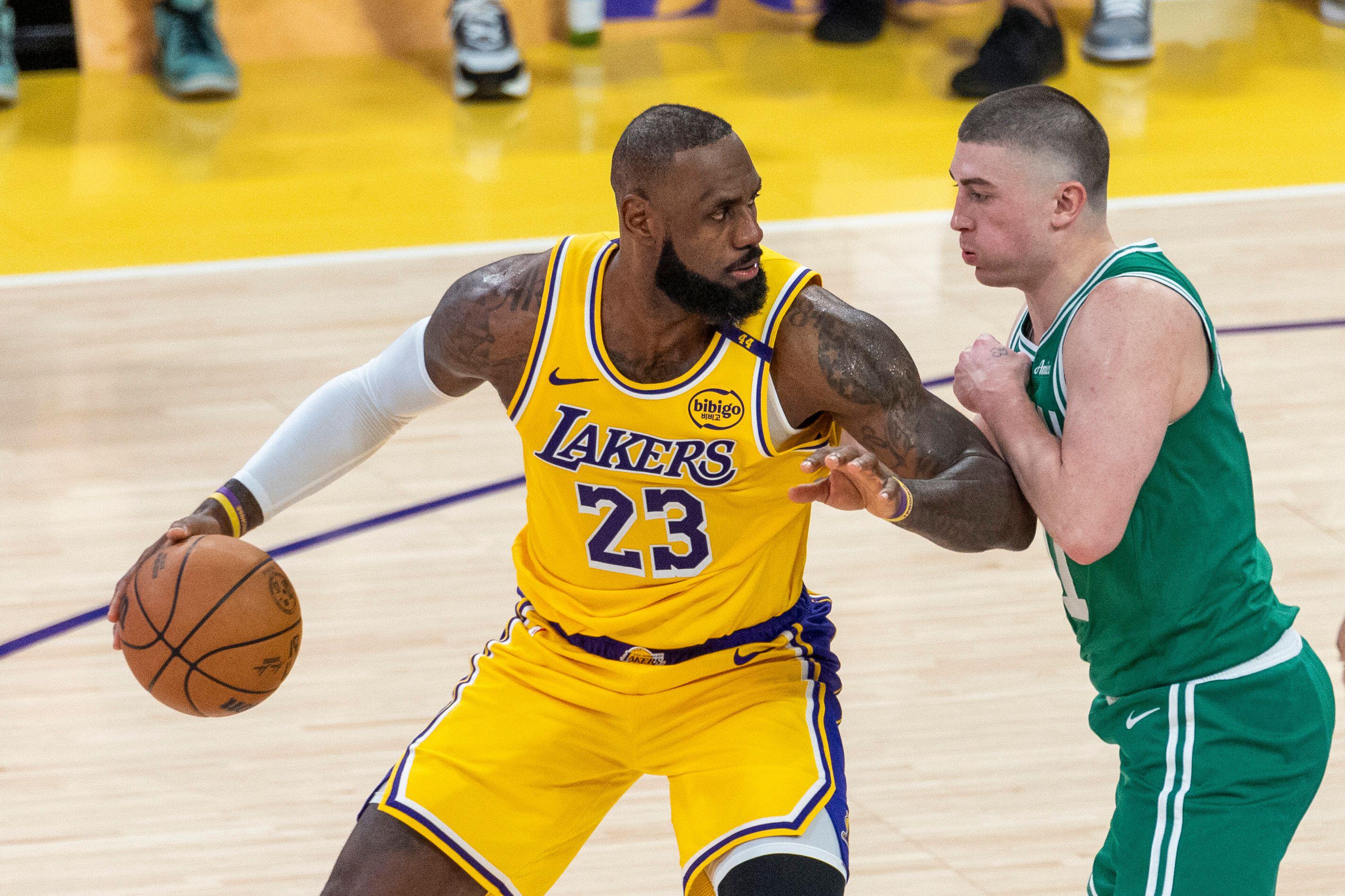 Lakers recebe Celtics em clássico histórico em Los Angeles
