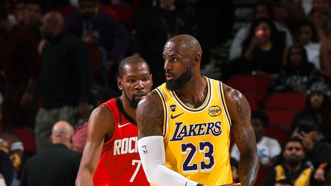 Lakers x Rockets: Onde assistir ao jogo da NBA ao vivo nesta quarta