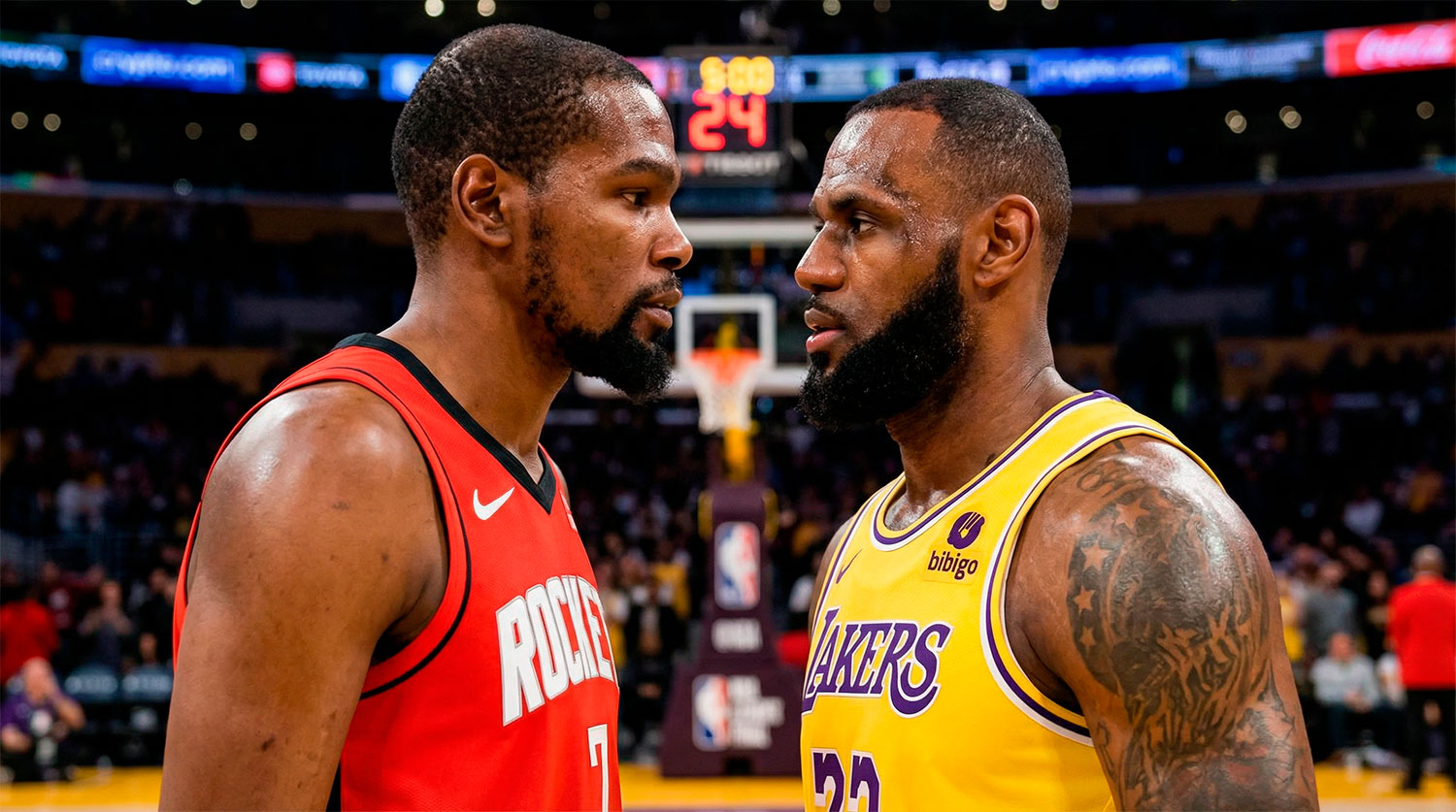 Lakers x Rockets: data dos jogos, horários, transmissão e escalações
