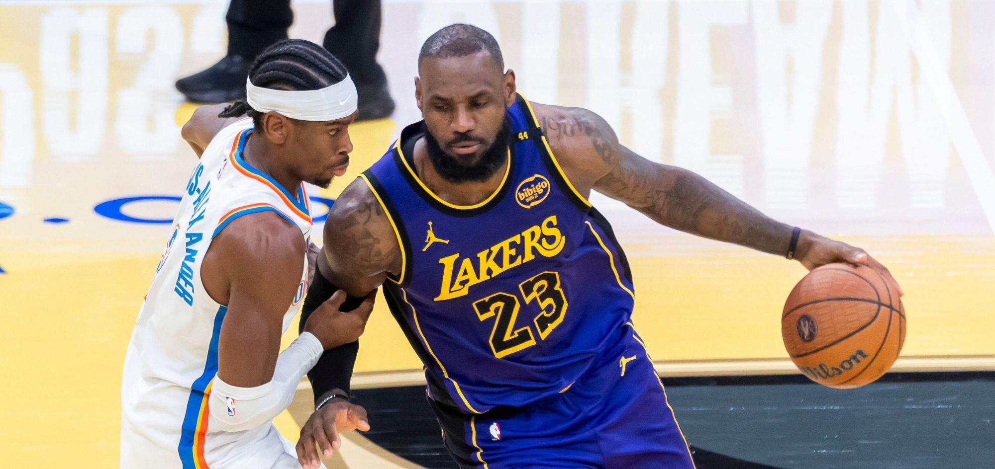 Lakers tenta, mas não supera Thunder e ainda sofre nova baixa
