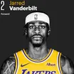 Jarred Vanderbilt, ala-pivô do Lakers na temporada 2026-27