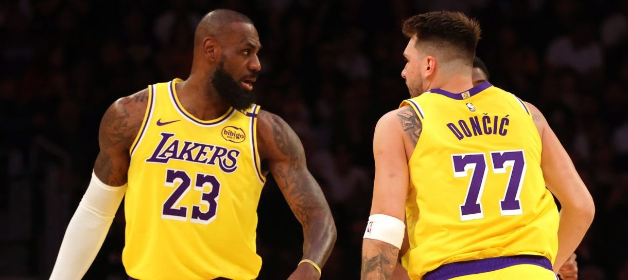 Plano do Lakers a curto prazo envolve Luka Doncic e LeBron James