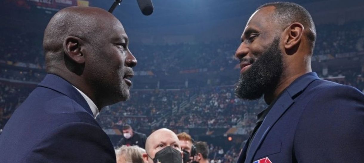 NBA: LeBron James abre o jogo sobre rivalidade com Michael Jordan e distância entre eles