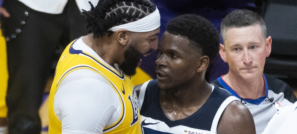 Anthony Davis abre o jogo sobre o trash talk com Anthony Edwards em vitória do Lakers