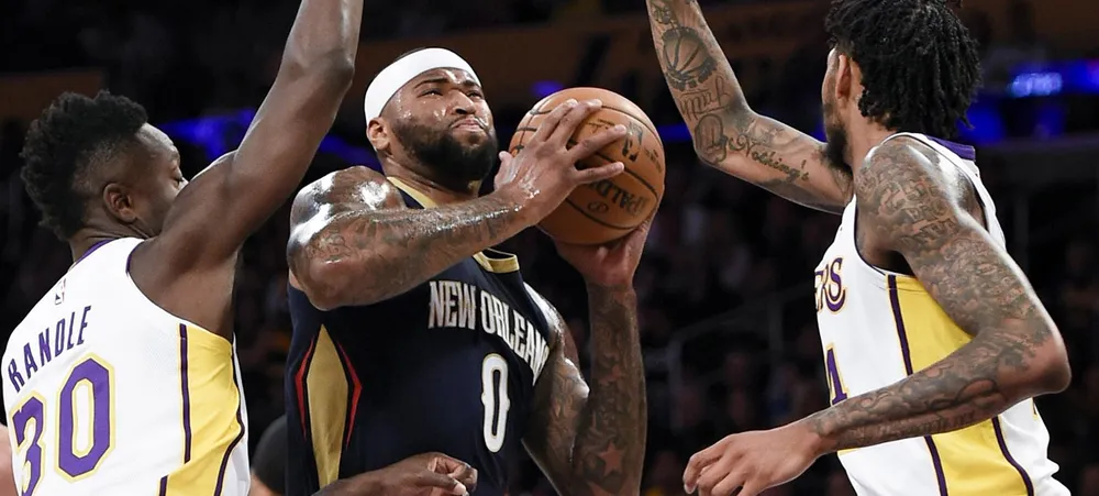Lakers reage mas é derrotado no fim para o Pelicans