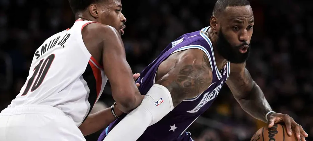 NBA: Lakers atropela o Blazers na virada do ano com 43 pontos de LeBron James