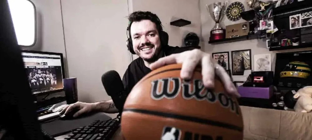 NBA reforça parceria com Gaules e mais de 90 jogos serão transmitidos em seu canal