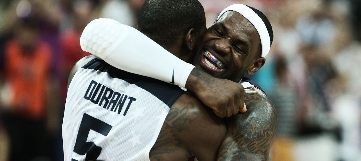 NBA: LeBron James reage a conquista do ouro de Kevin Durant e seleção americana nas Olimpíadas