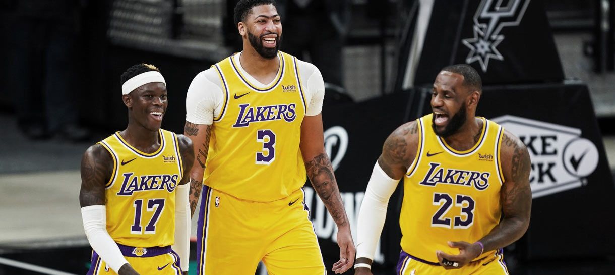 NBA: Lakers dá atualizações importantes sobre LeBron, Davis e Schroder