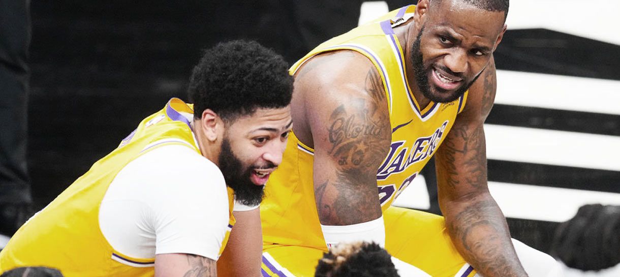 NBA: LeBron James encorajou Anthony Davis a não entrar em quadra