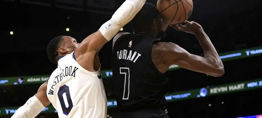 NBA: Davis e Westbrook comandam vitória do Lakers sobre o Nets de Durant